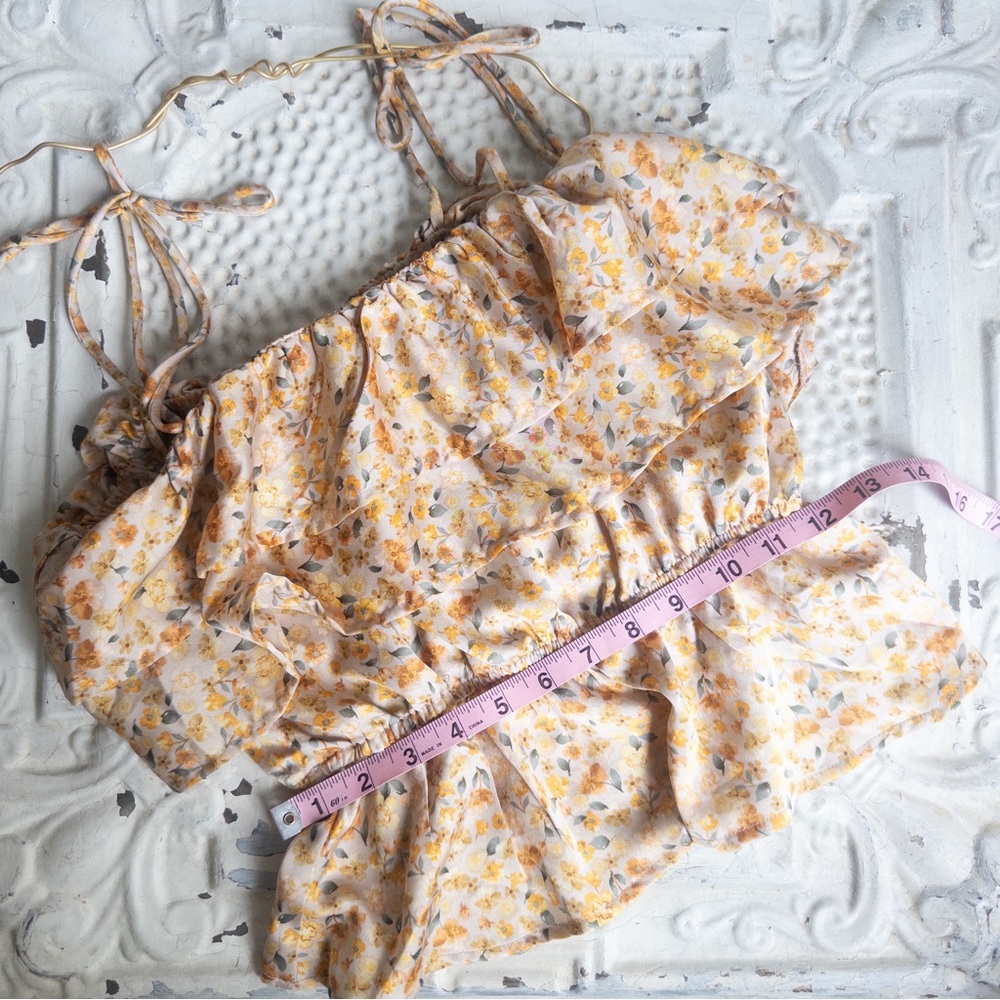 Floral Ruffle Tiered Cami - Picture 6 of 6